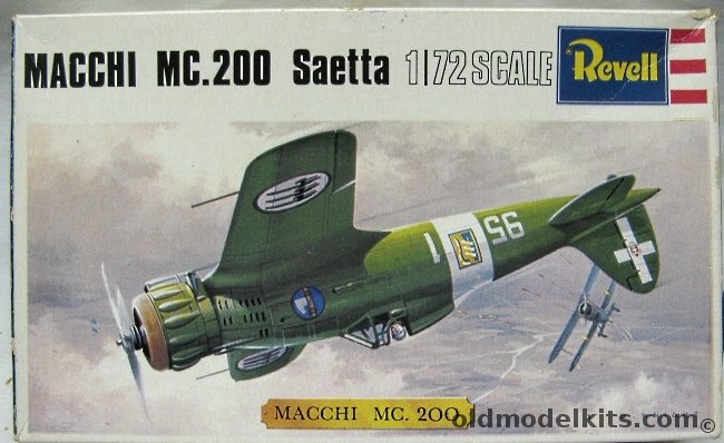 Revell 1/72 THREE Macchi MC-200 Saetta - (MC.200), H657 plastic model kit